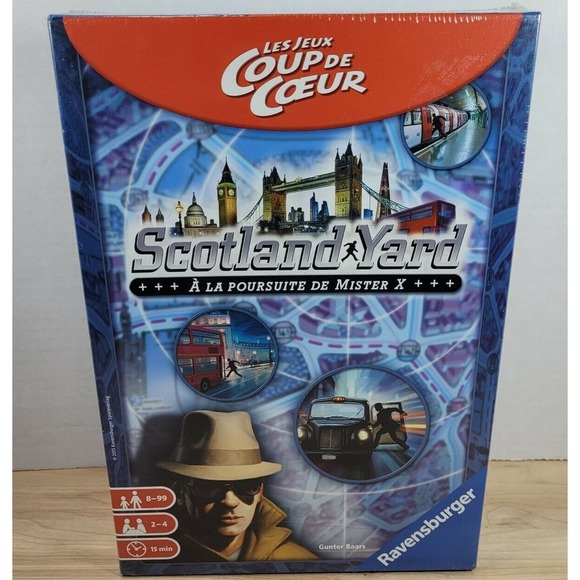 Ravensburger Games Scotland Yard 2015 A La Poursuite de Mister X Gunter Baars